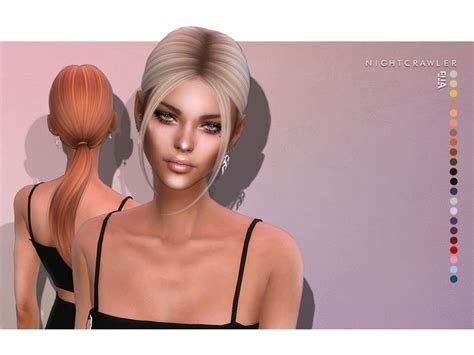 Nightcrawler Sims Nightcrawler Ella Hair Sims Hair Sims Womens