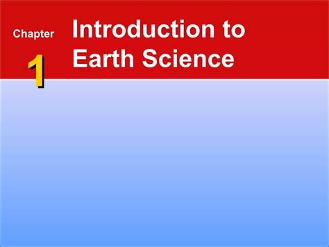 Introduction To Earth Science Ppt