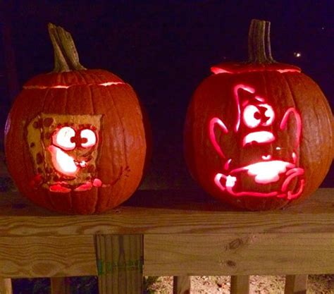 Patrick Star Pumpkin Amazing Pumpkin Carving Pumpkin Carving