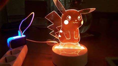 Lampka Nocna Projektor D Pikachu Pokemon Oficjalne