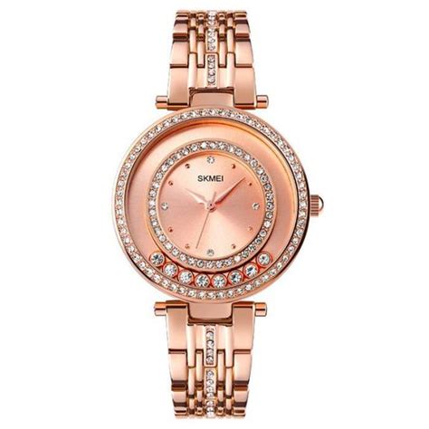 Sharphy Montre Femme De Luxe De Marque Diamant Cadran Tournant Clat