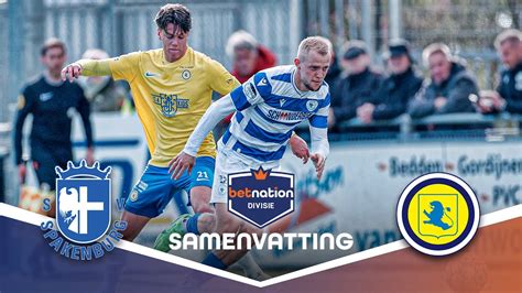 Koploper Ontvangt Hekkensluiter Spakenburg Vs Fc Lisse