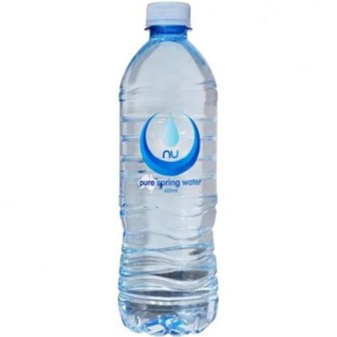 Nu Pure Spring Water 600ml Each Melbourne Office Supplies