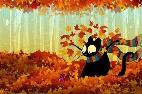 Autumn Cartoon Wallpapers - Top Free Autumn Cartoon Backgrounds - WallpaperAccess