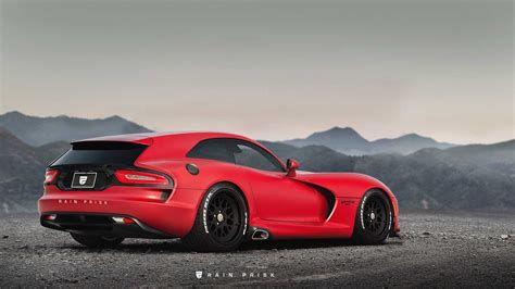 Dodger Viper Render Shows Us A Shooting Brake Snake