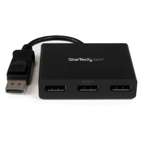 Displayport To Displayport Multi Monitor Splitter 3 Port Mst Hub Dp