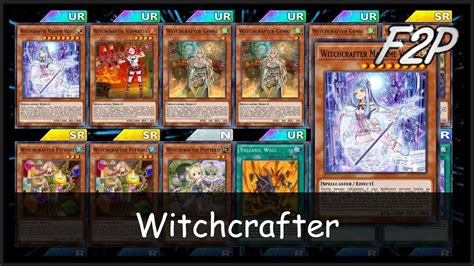 Witchcrafter F2p P2w Deck Analysis And Testing [yu Gi Oh Duel Links] Youtube