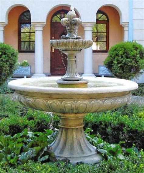 Casa Padrino baroque fountain / garden fountain Ø 150 x H. 190 cm - Garden Decoration in Baroque ...