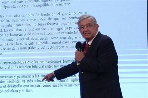 AMLO da a conocer carta a Joe Biden sobre cambio en relación bilateral