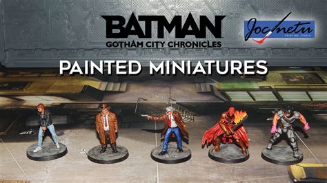 Batman Gotham City Chronicles Painted Miniatures Youtube