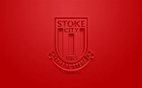 1920x1080px 1080p Free Download Stoke City Fc Creative 3d Logo Red