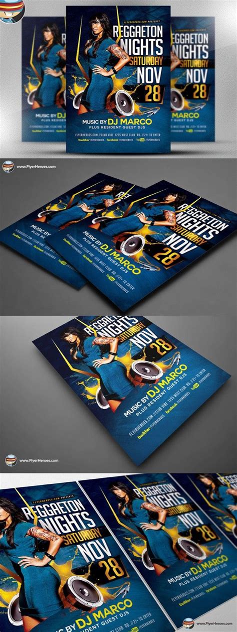 Reggaeton Flyer Template Flyer Templates 900 Flyer Template