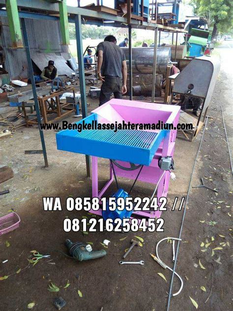 Mesin Perajang Rempah Dimensi 90 X 60 X 85 Cm Bengkel Las Sejahtera