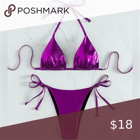 Metallic Purple Swimsuit In 2023 Purple Swimsuit Swimsuits Swimsuit