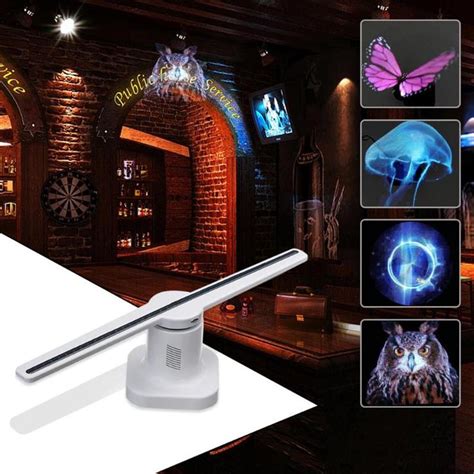 Portable LED Holographic Projector Hologram Player 3D Hologram ...