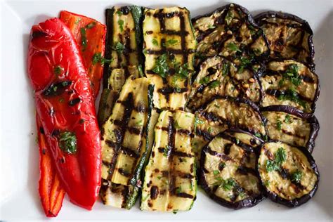 Lemon Herb Marinated Grilled Vegetables Recipe