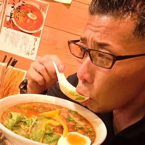 中島浩二さんのインスタグラム写真 中島浩二instagram「辛旨だっただすーー🤣🤣🤣 その名も、ラーメン仮面55‼️ あの