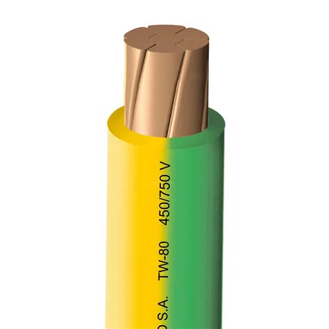 Cable Tw V Awg Amarillo Verde Ferrepac Ferreter A Del