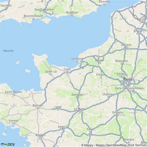 Info trafic Normandie la circulation en temps réel Mappy