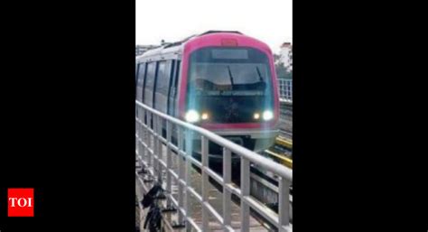 Puram Metro Begins Trial Run Between Kr Puram And Byappanahalli Bengaluru News Times Of India