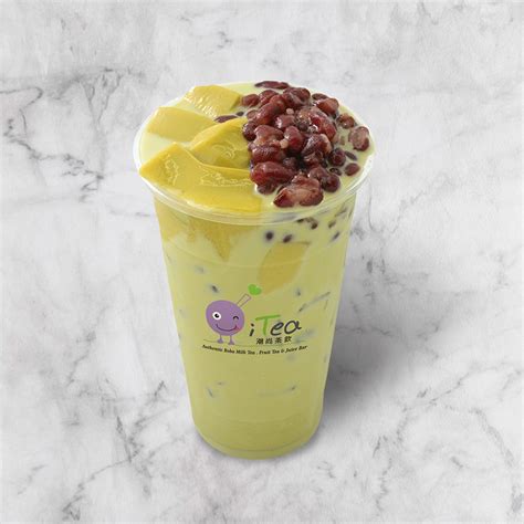 Red Bean Bubble Tea