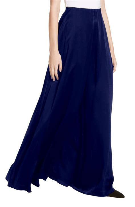 Royal Blue Plain Viscose Palazzo Pants Patrorna 3184887