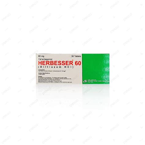 Herbesser Tablets 60mg 30 S Medihub