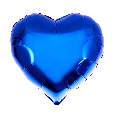 Large Blue Foil Heart Balloon Hobbycraft