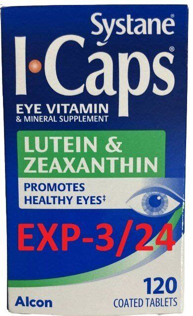 Systane I Caps Eye Vitamin Mineral Supplement 120 Ct See Pic For Date Ebay