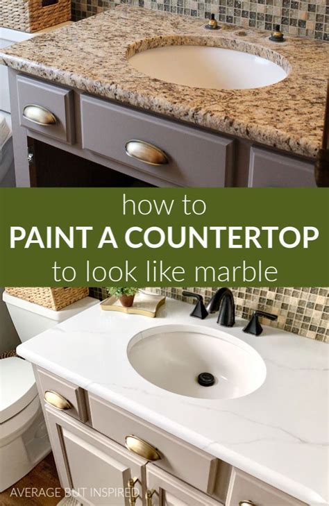 How To Paint A Bathroom Countertop Countertops Ideas