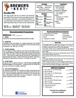 Fillable Online Double Ipa Fax Email Print Pdffiller