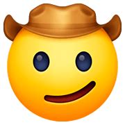 Emoji Cara Con Sombrero De Vaquero En Facebook 4 0