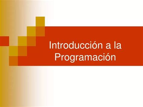 Ppt Introducci N A La Programaci N Powerpoint Presentation Free