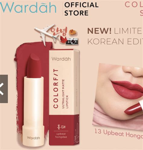 Wardah Colorfit Ultralight Matte Lipstick Korean Limited Edition