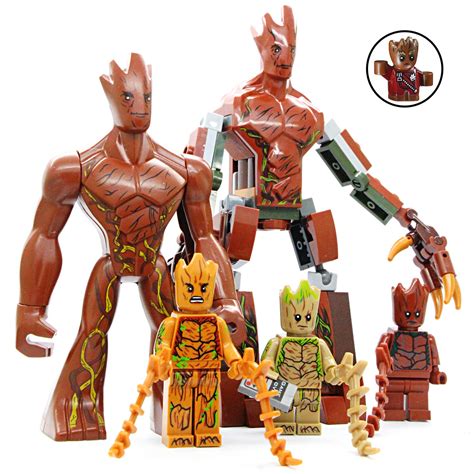 Guards Of Galaxy Groot Minifigures Fit Lego Groot