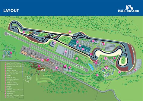 Paul Ricard Circuit Map