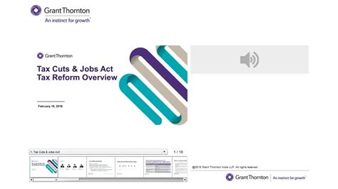 Grant Thornton Webcast India Us Tax Reforms Youtube