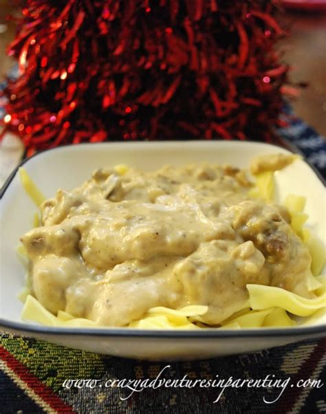 Easy Homemade Beef Stroganoff Recipe Crazy Adventures In Parenting