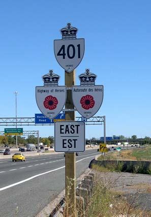 Other Provincial Highway Signs Used in Ontario - History of Ontario's King's Highways