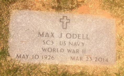 Max Jehu Odell 1926 2014 Mémorial Find a Grave