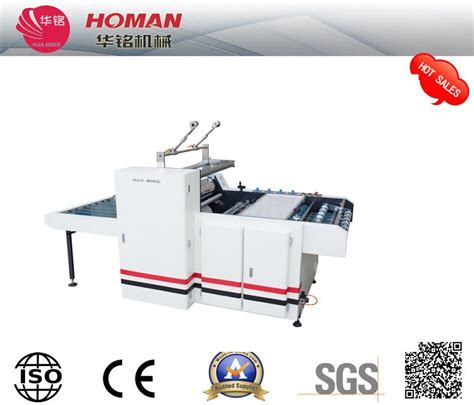 Hm 920yt Semi Automatic Paper Box Carton Box Thermal Film Laminating