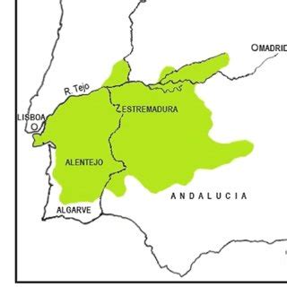 Area Of Montado And Dehesa In The Iberian Peninsula Adapted From Grove