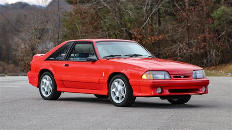 1993 Ford Mustang Svt Cobra For Sale At Auction Mecum Auctions