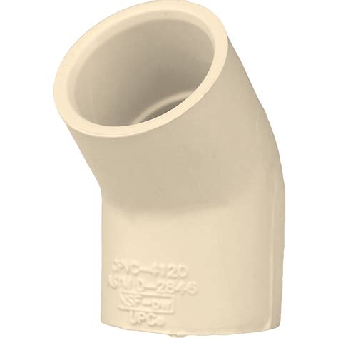 5 Pk Charlotte Pipe Cts 02309 0800ha Charlotte Pipe 3 4 In Slip X Slip 45 Deg Cpvc Elbow 1 8