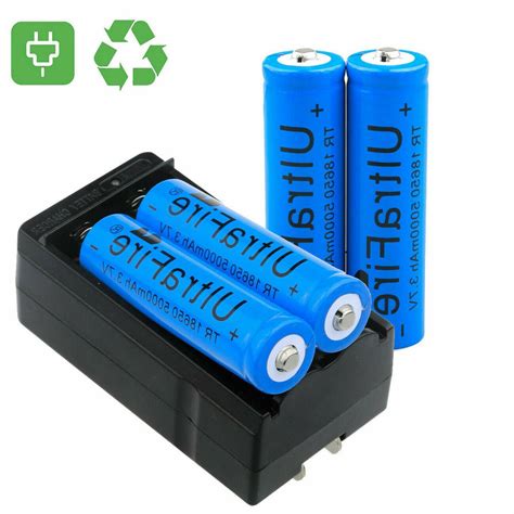 Ultrafire 18650 Battery 5000mah Li Ion 37v Rechargeable For