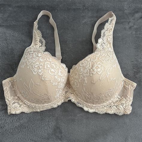 Nude Lace Bra Never Worn Size 40D More Like Depop