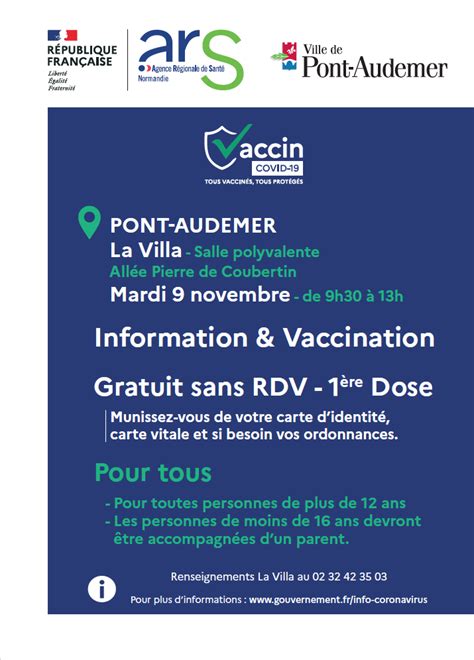 Information Vaccination Site officiel de Pont Audemer vallée de la