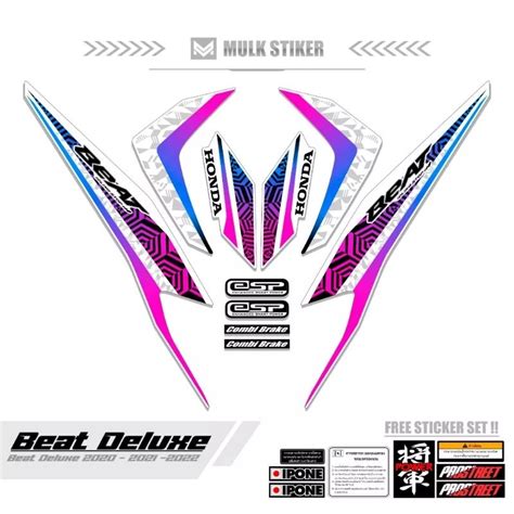 Striping Beat Deluxe Motif Sticker Best Fi New Sticker Beat