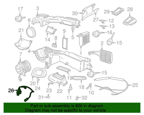 1997 1999 Jeep Blower Motor Wiring 4874085 TascaParts