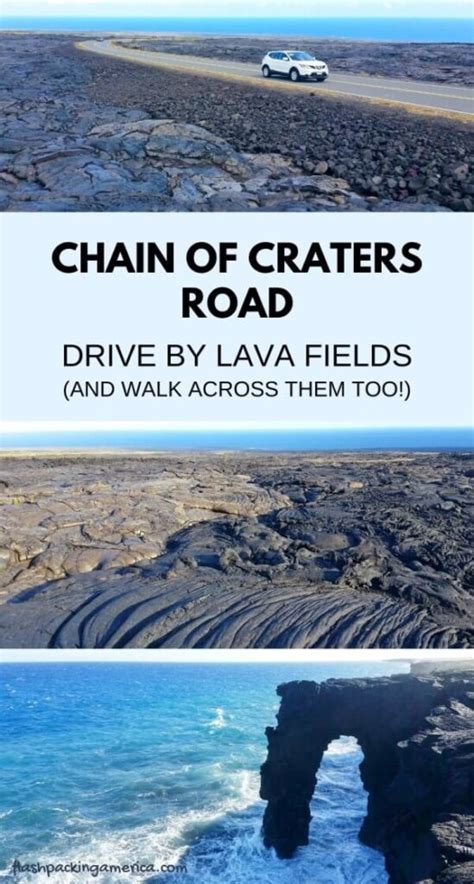 Drive The Chain Of Craters Road To See Lava Fields In Hawaii Volcanoes